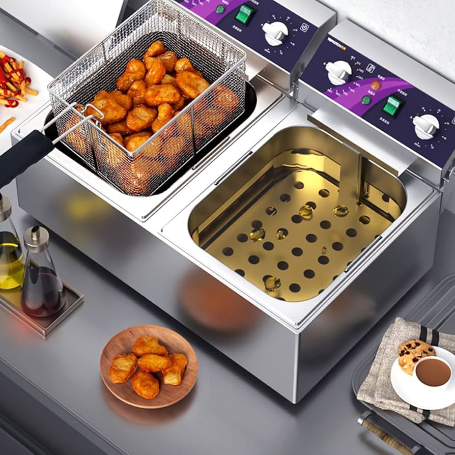 ディープフライヤー Amazon.co.jp: 電気ディープフライヤー3000Wカウンタートップ